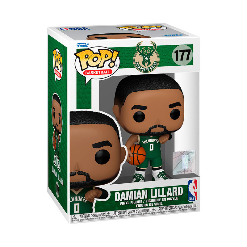 Figura POP NBA Milwukee Buck Damian Lillard